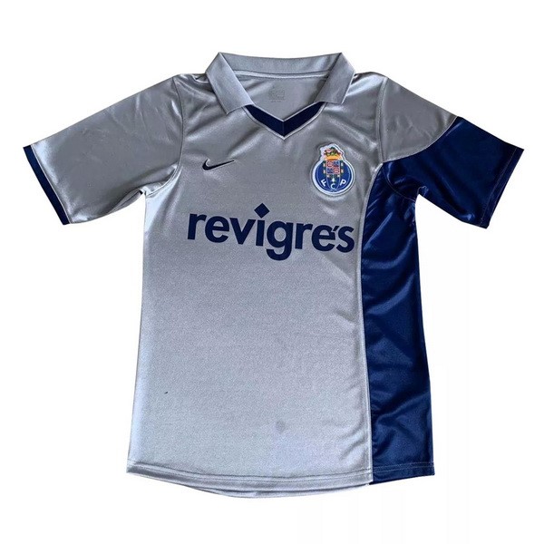 Tailandia Camiseta Oporto 2nd Retro 2001 Gris